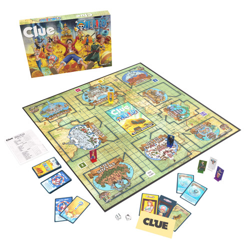 The game box with the game componets spread out midgame