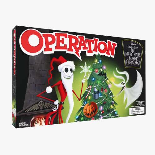 Game box with art depicting Jack Skellington in his Santa suit