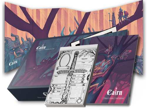 Box set with included materials