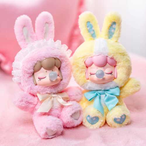 Two possible plush bunny dolls
