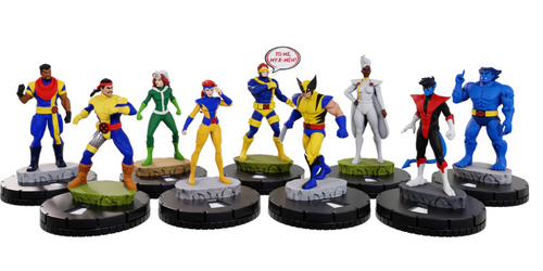 colorful painted heroes miniatures