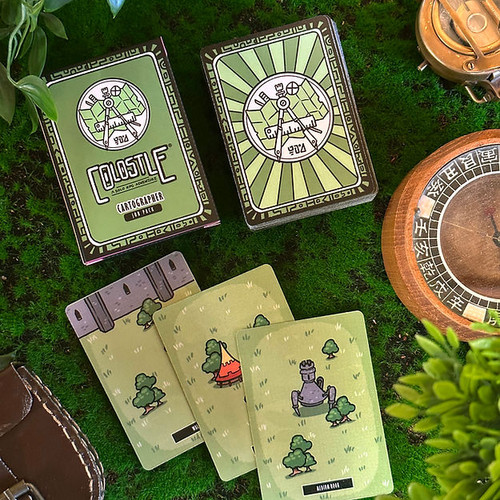 sample cards from the Cartographer deck