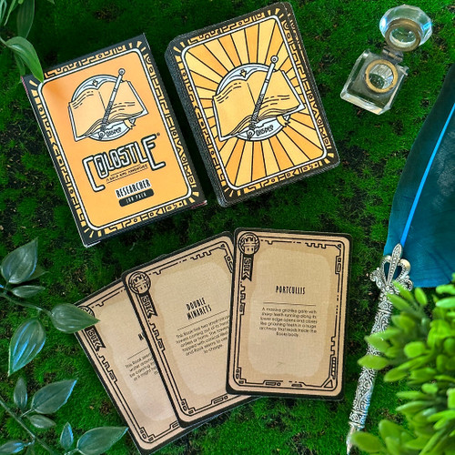 the front and back of several tan researcher cards