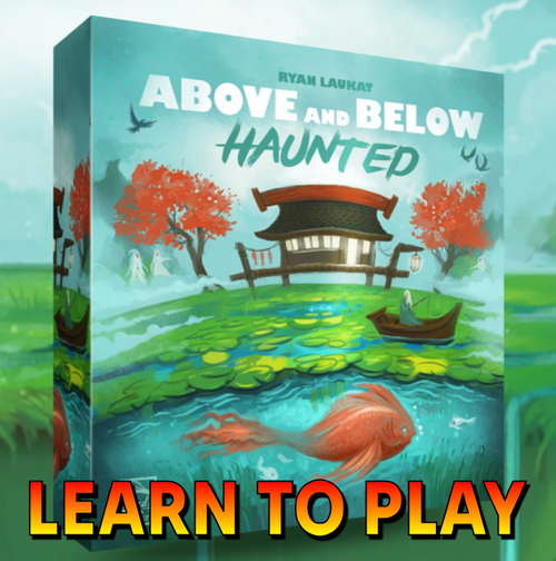 Event image featuring the Above & Below Haunted game box