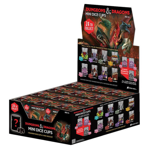the dice cup display