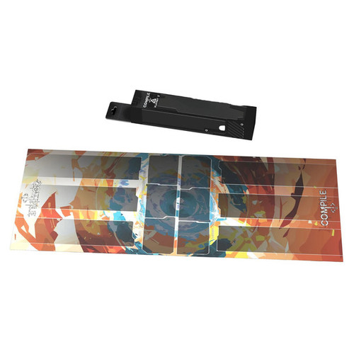 Two-player game mat for the game Compile