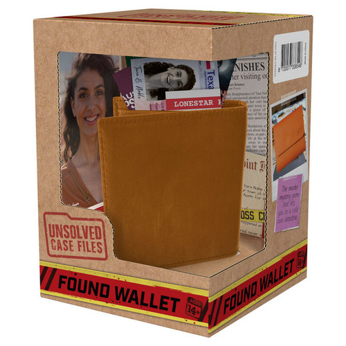 the packaging of a wallet