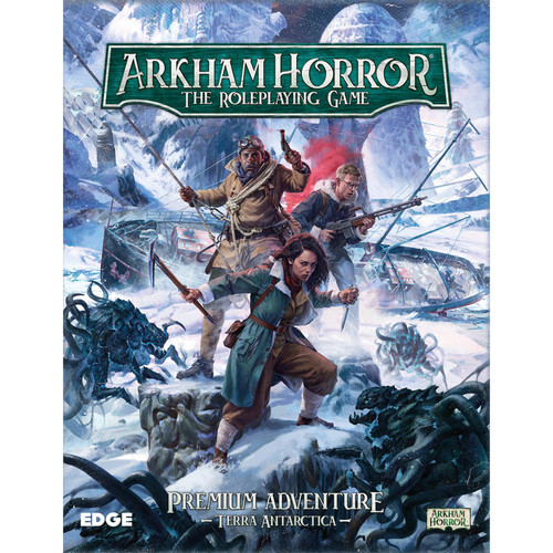 front cover an ice tundra and wreckage with characters