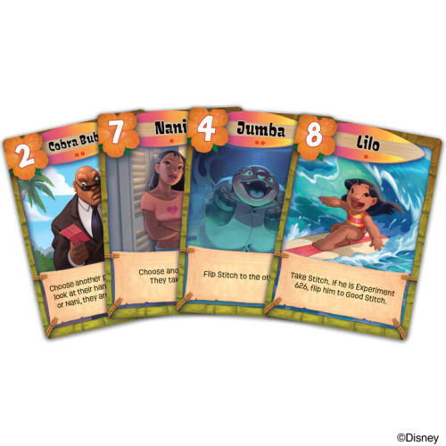 Example cards from the game