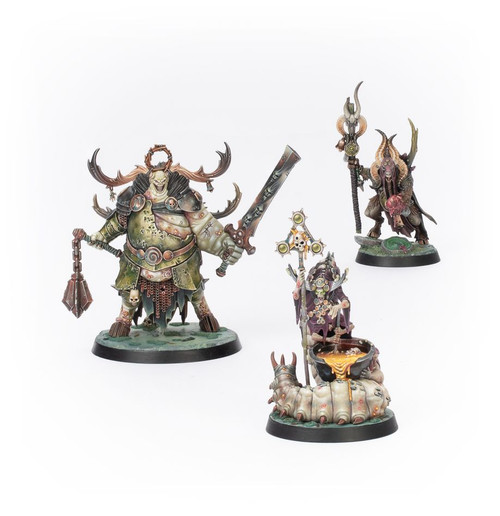 Enemy miniatures, painted