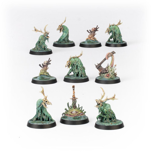 Enemy miniatures, painted