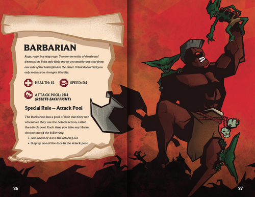 a page spread of barbarian