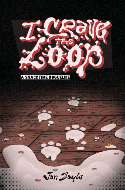 Book cover, depicting paw prints in spilled milk