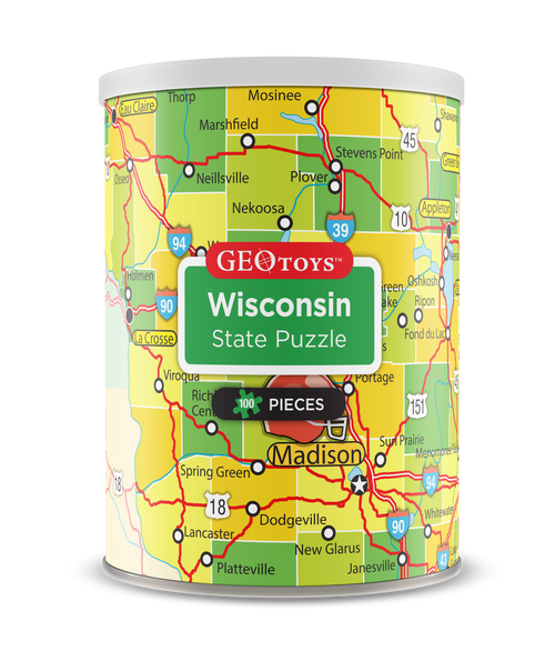 a canister to hold the puzzle