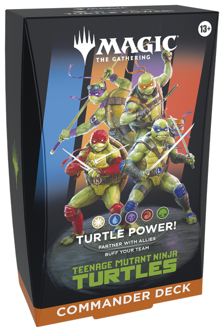 Turtle Power Commander Deck packaging