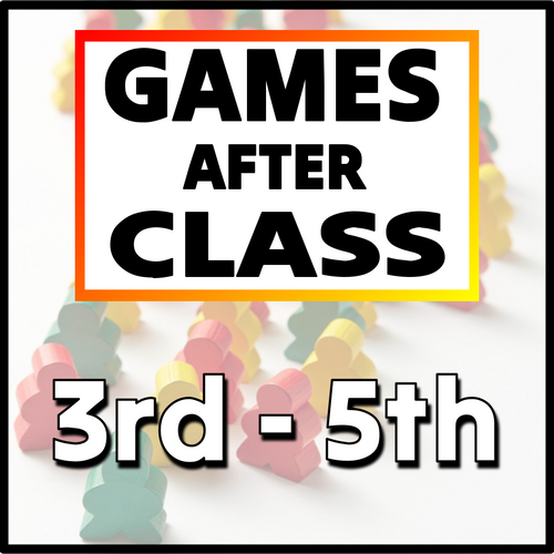 Game package image for Grades 3 through 5