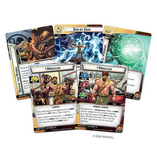 a lay out of several of the cards within the deck