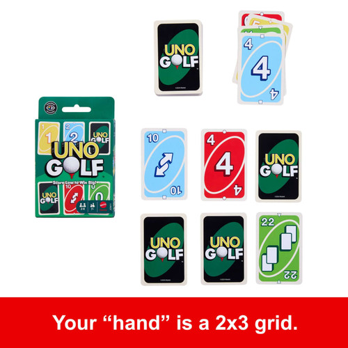 the cards laid out per player