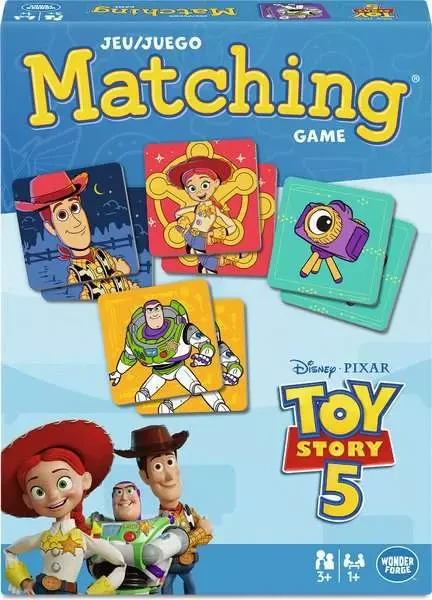 Game box depicting tiles with Toy Story characters