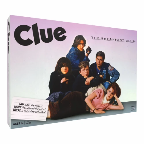 Game box featuring the classic Breakfast Club movie photo