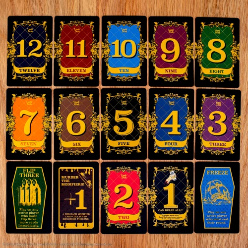 Grid of 15 example cards
