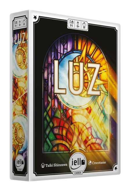 Game box, depicting a stained glass window