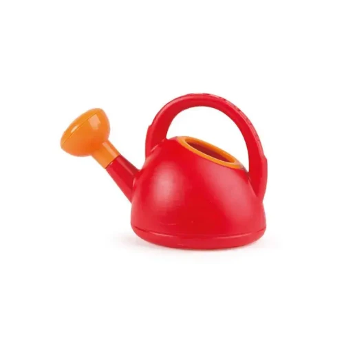 Red toy watering can