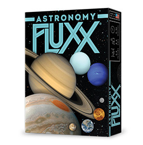 Game box cover depicting planets in space