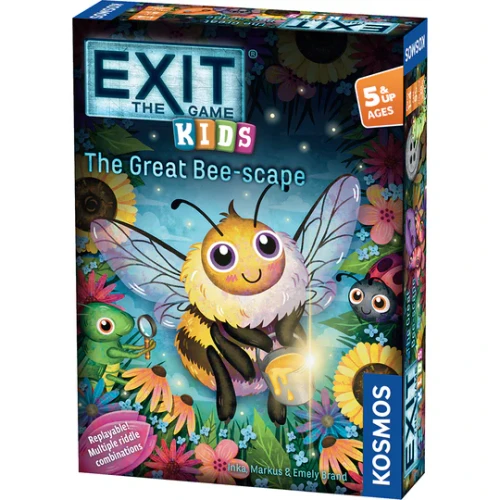 Game box, depicting a cartoon bee and other bugs