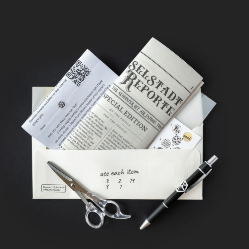 Mystery contents spilling out of an envelope