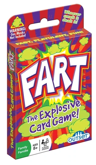 Game packaging with art depicting green gas clouds