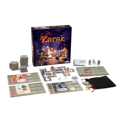 Game box and included components
