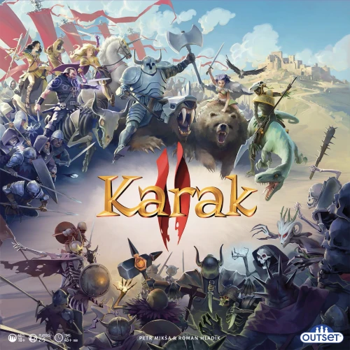 Game cover, depicting two fantasy armies clashing