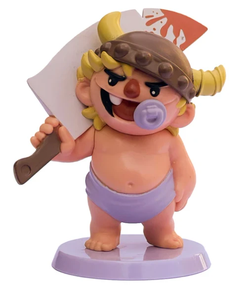 Baby Barbarian statuette