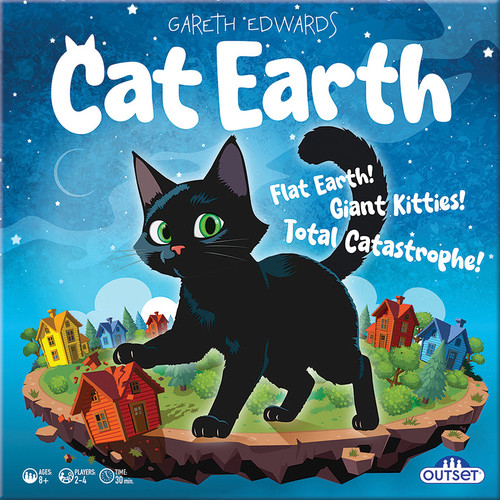 front of game box blue with black cat