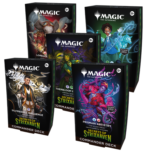Set of all five Commander decks