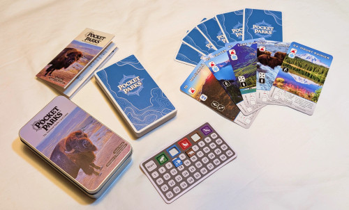Game box and included components
