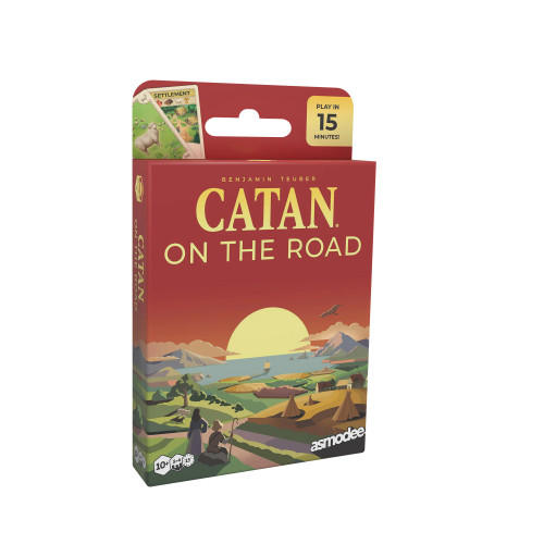 Game box featuring a sun rise over farmlands