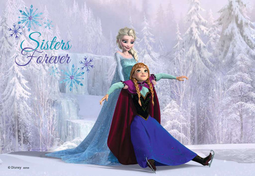 Elsa catching Anna 