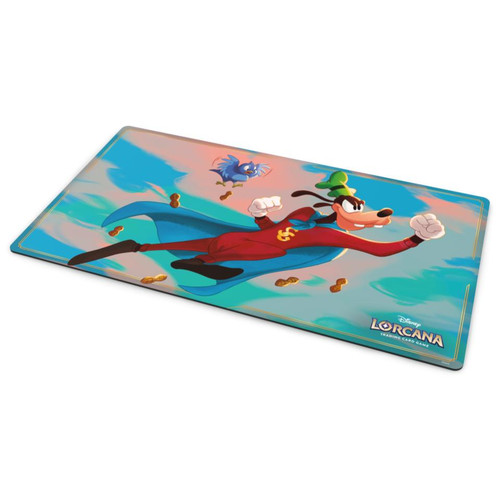 Playmat with art featuring Goofy