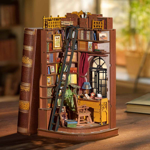 Completed model on display