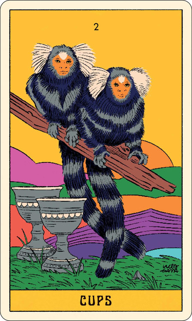 2 of Cups card