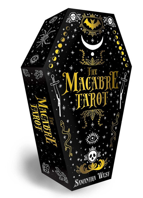 Tarot box in the shape of a coffin