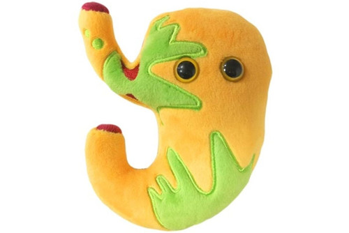 plush  yellow with green splotches