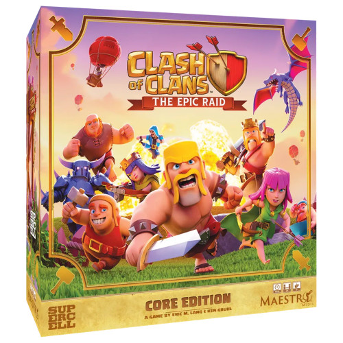 front of game box, with characters preparing for battle