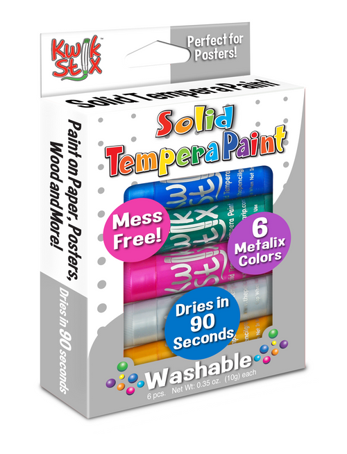 the packaging with a silver banner