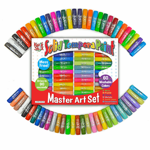 the kwikstix around the front of packaging