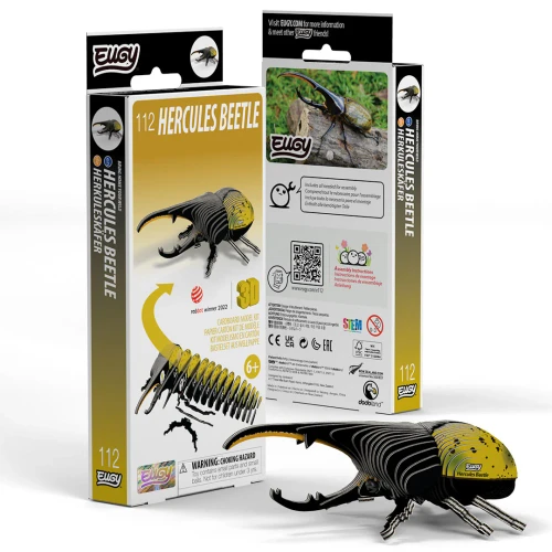 Completed model with packaging