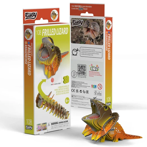 Completed model with packaging