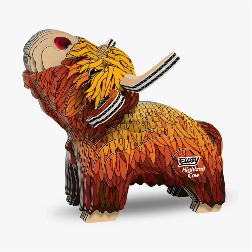 Completed Highland Cattle model